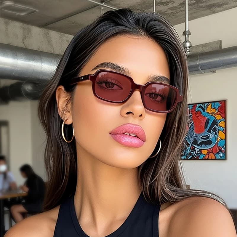Lunettes de soleil colorées pour pêcheuses - Style tendance avec protection UV