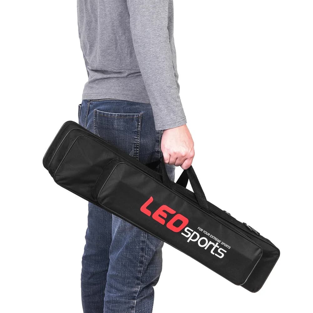 Sac portable 70 cm pour canne à pêche et outils - Organisateur de matériel de pêche léger et pratique