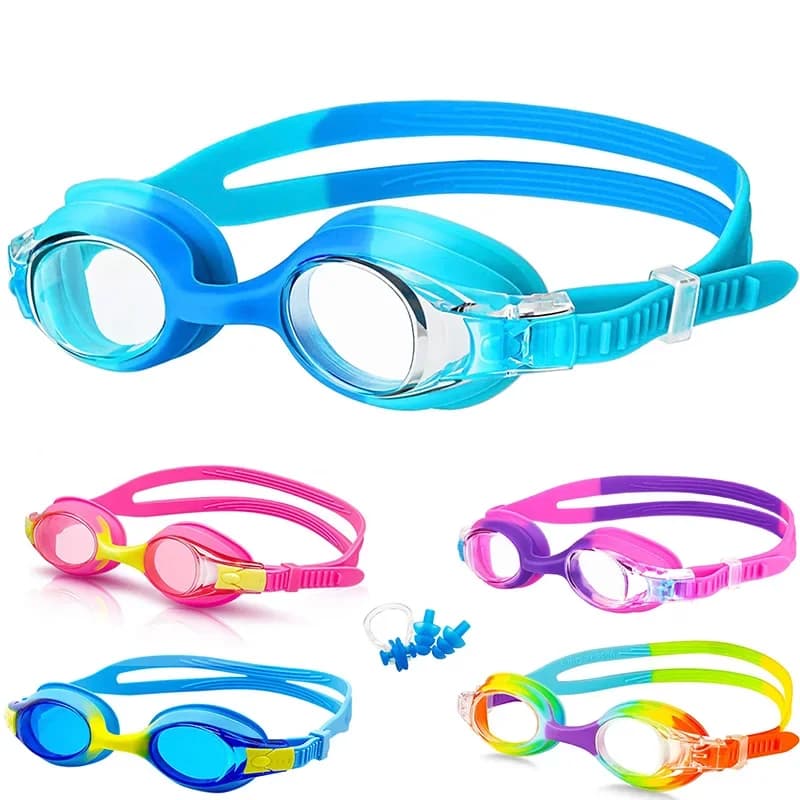 Lunettes de natation enfants professionnelles anti-buée étanches avec protection UV complète