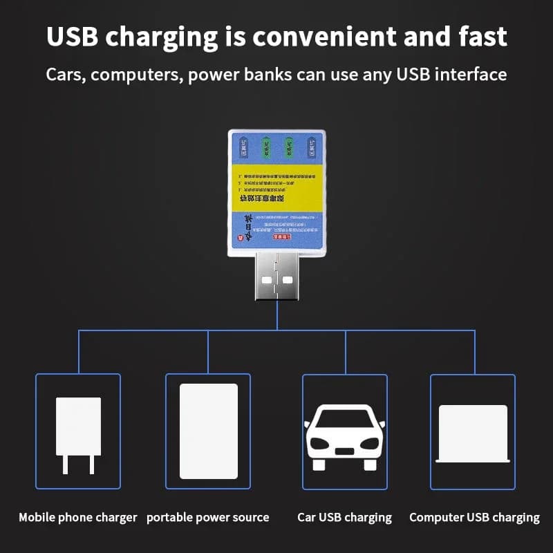 Alarme mordeur rechargeable USB pour pêche - Flotteur avec batterie CR425 et accessoires de charge