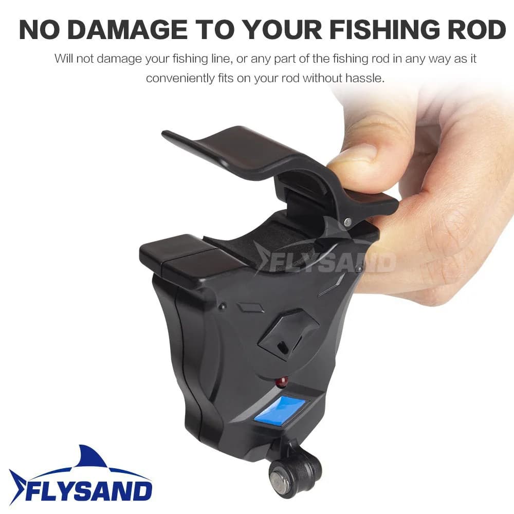 Alarme électronique pêche FLYSAND sensible - Détecteur de touche avec buzzer pour pêche extérieure