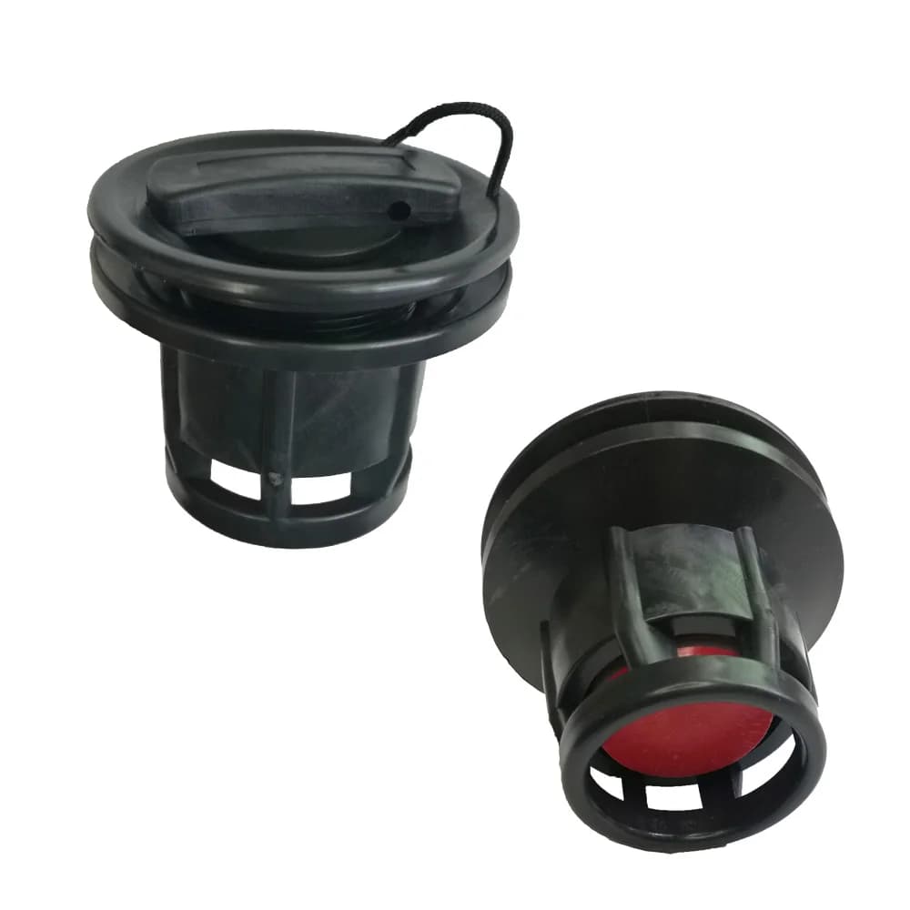 Valve à air PVC 8 rainures avec bouchons pour bateau pneumatique raft pêche gonflable étanche