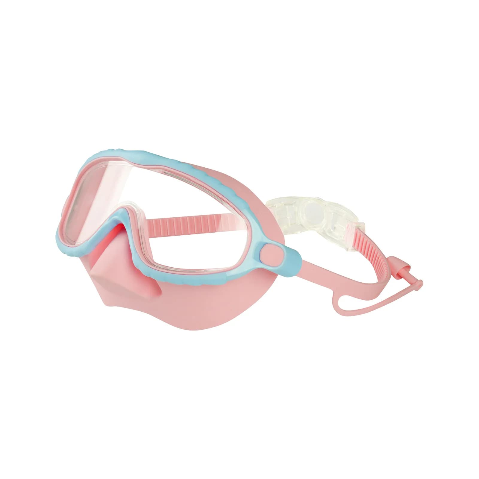 Lunettes de natation enfants 3-15 ans grand cadre HD anti-buée étanches silicone confortables