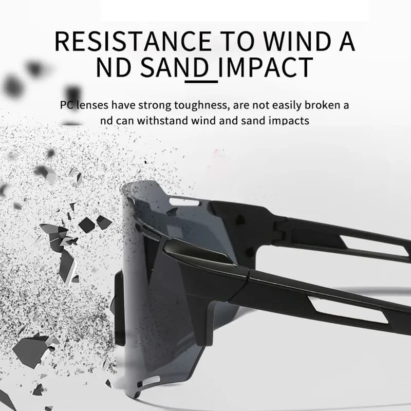 Lunettes de soleil UV400 pêche vélo sport unisexe protection vent confortable randonnée