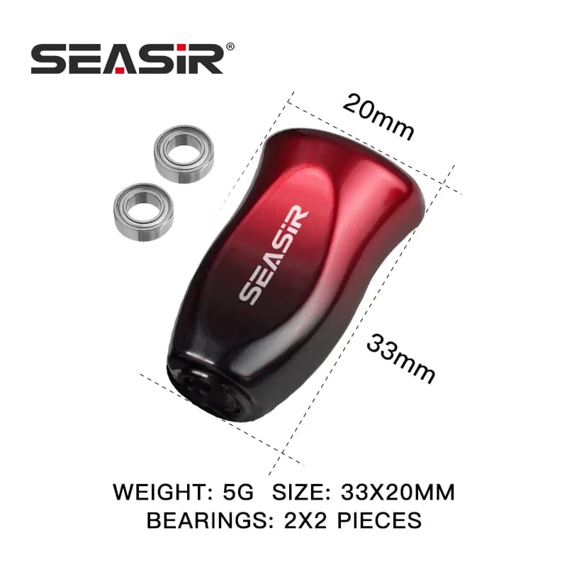 Poignée de modification pour moulinet baitcasting SEASIR, grip 5g 4 roulements compatible Shimano et Daiwa