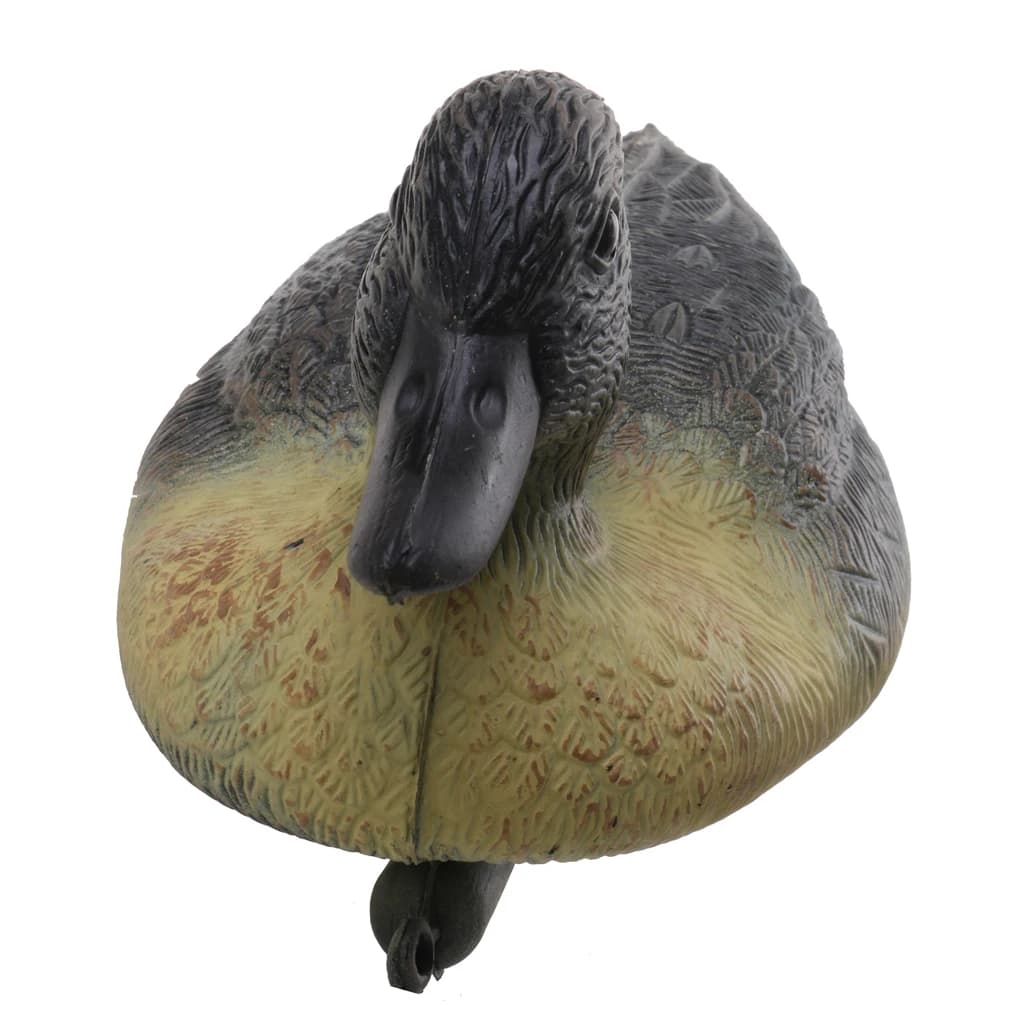 Leurre canard mâle flottant plastique décoration jardin et chasse aux canards
