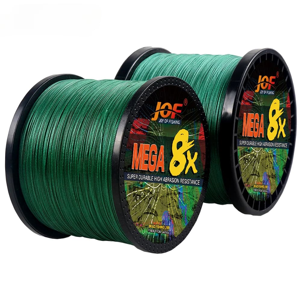 Ligne tressée JOF 8 brins 300M pour leurres - Multifilament PE 18-78LB bar carnassier carpe