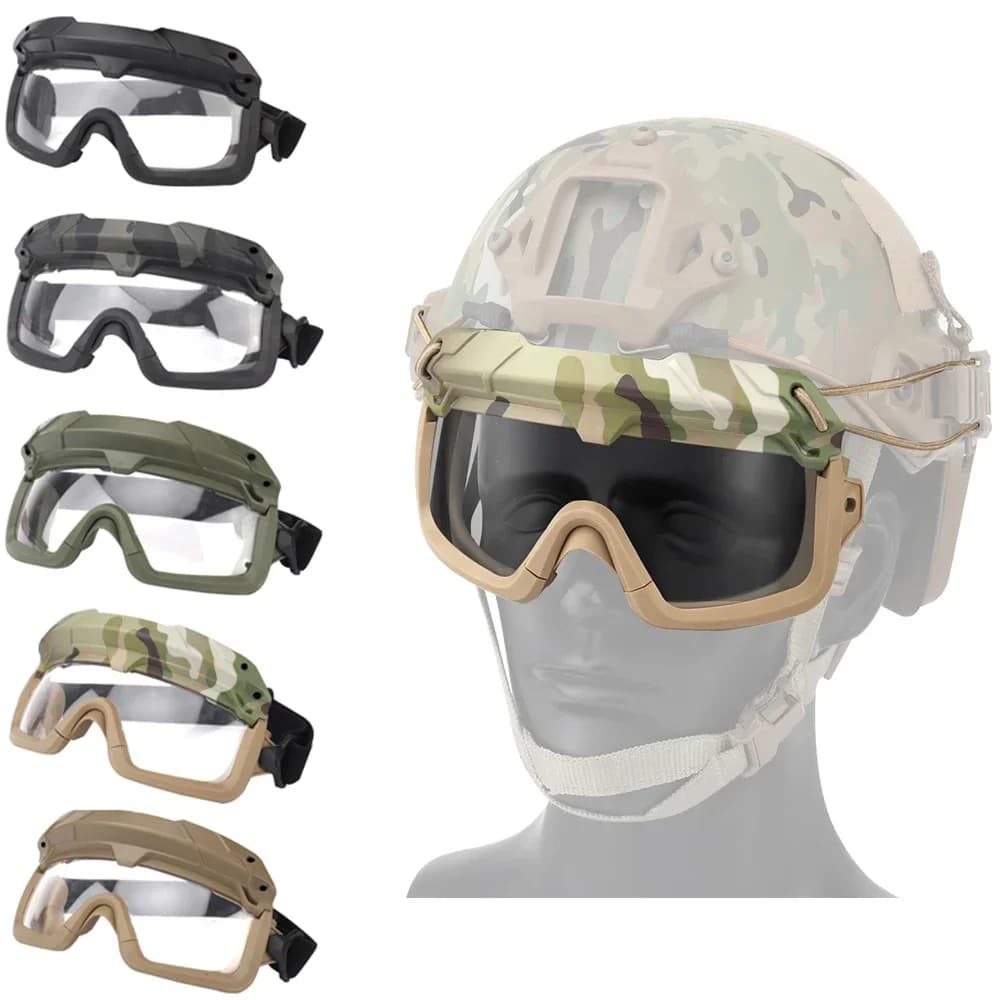 Lunettes de protection sportives 2 modes pour airsoft, paintball et pêche - Confort unisexe