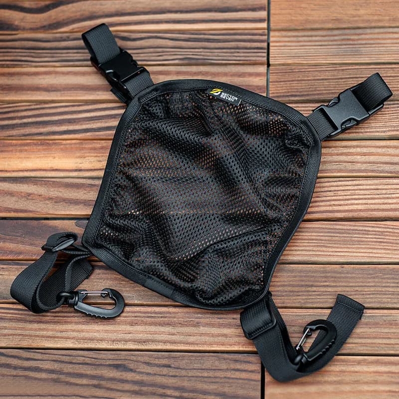 Filet casque sac à dos polyvalent MOLLE - Rangement équipement pêche et sports outdoor