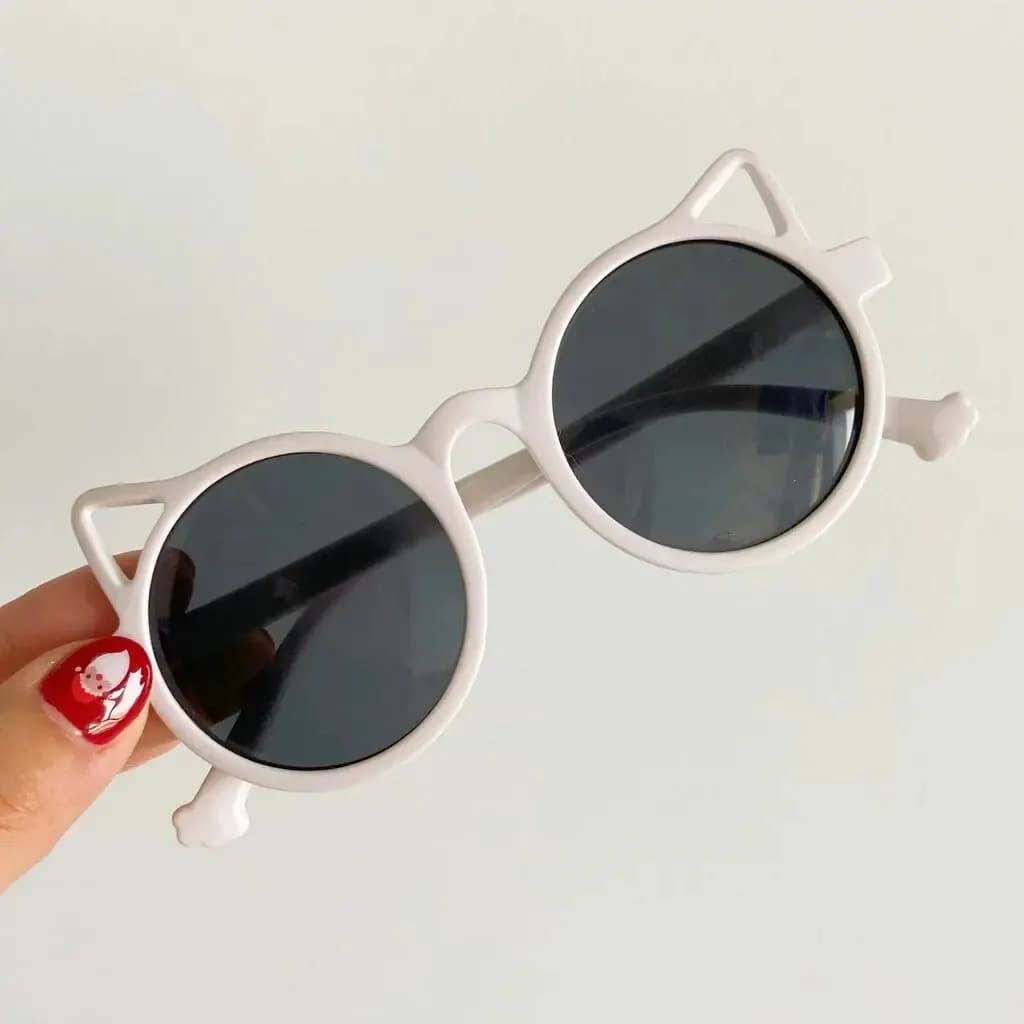 Lunettes de soleil enfants oreilles animaux mignons vintage protection solaire pêche famille