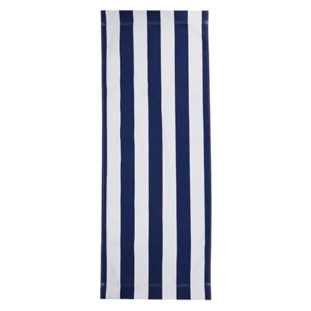 Tissu de remplacement pour chaise plage 120x44cm rayures bleu et blanc housse siège pêche