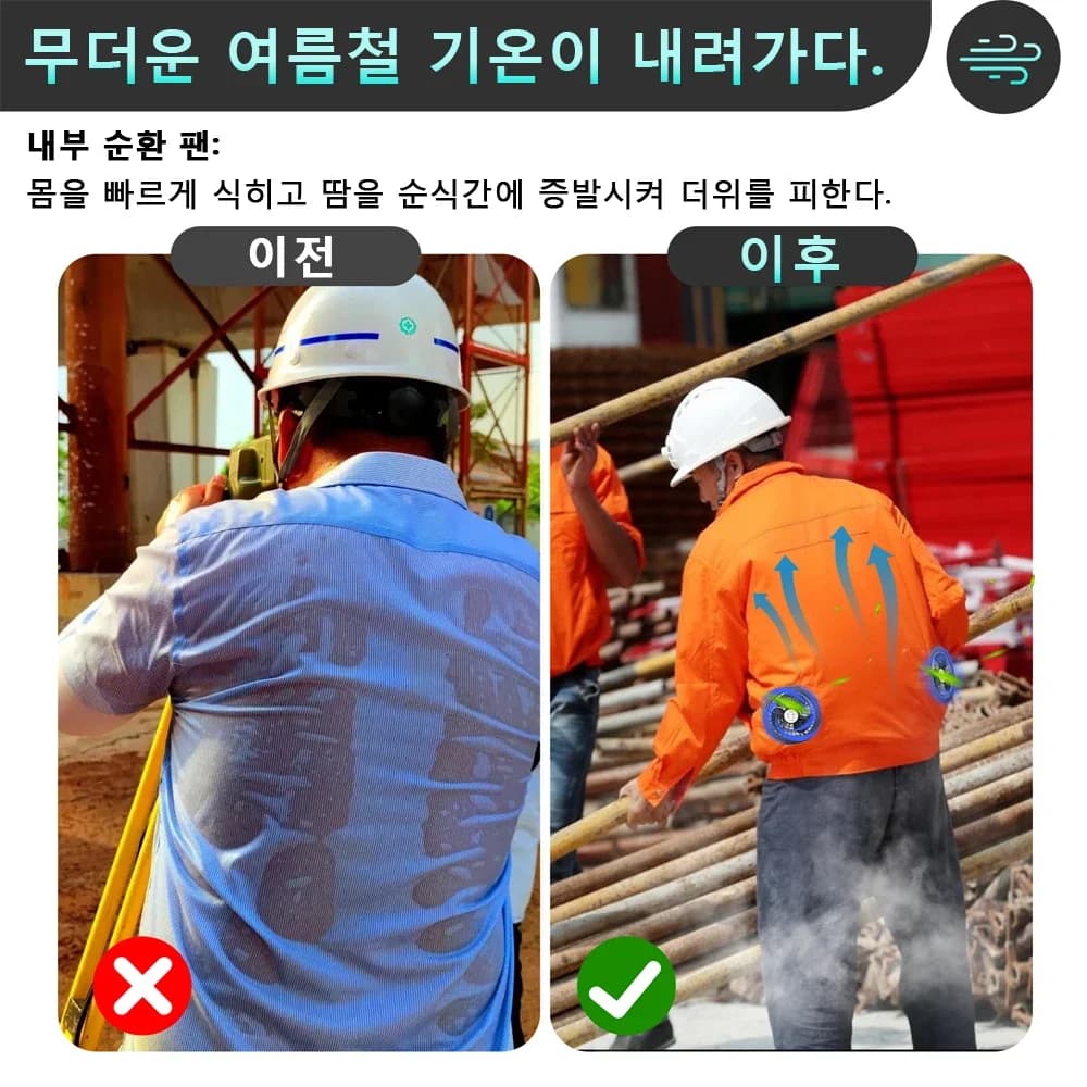 Veste rafraîchissante homme avec ventilateur 5V pour la pêche et le travail en haute température