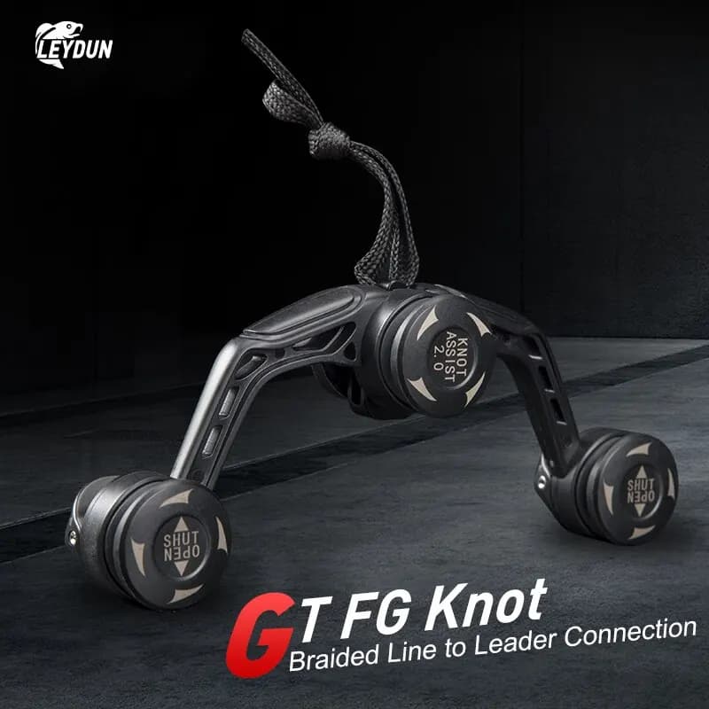Machine à nœuds Leydun GT FG pour raccord de lignes de pêche avec bobine et outil