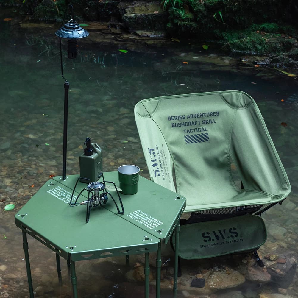 Chaise pliante ultralégère détachable pour tourisme camping randonnée pêche et barbecue portable