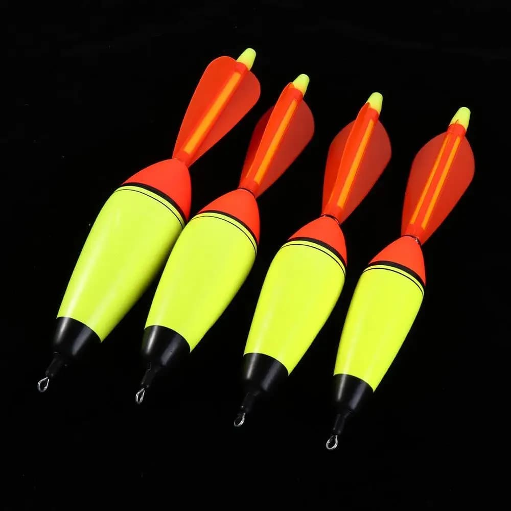 Flotteurs Eva lumineux avec queue tournante pour pêche nocturne en mer rocheuse 20-100g poids variable
