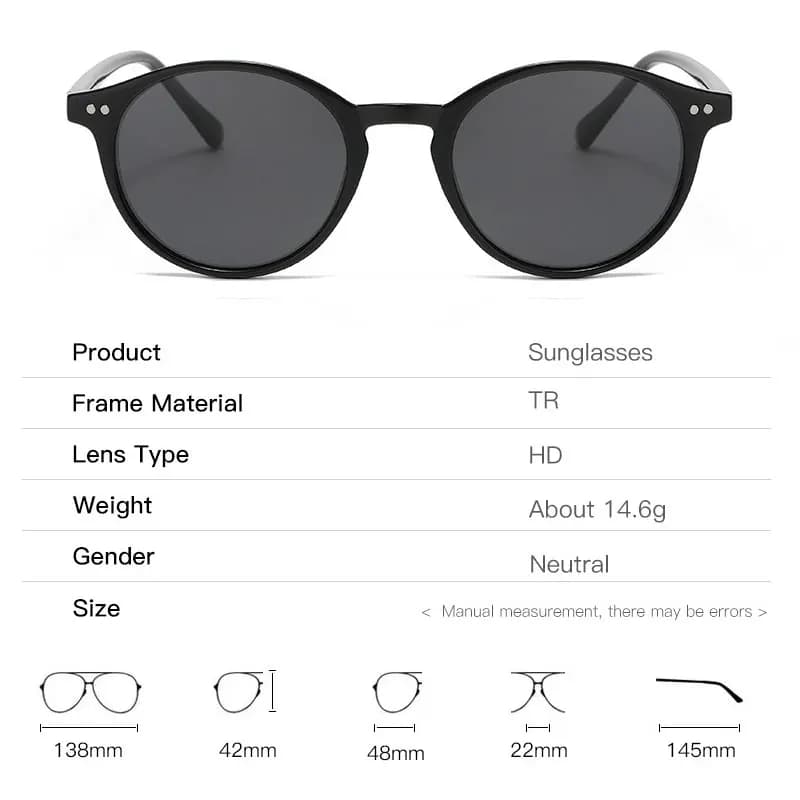 Lunettes de pêche polarisées rondes rétro - Protection UV400 avec cadre léopard tendance