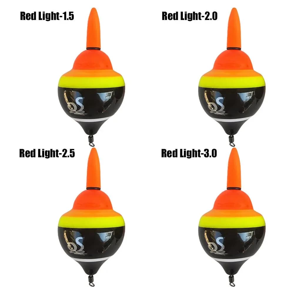 Flotteur de pêche lumineux pour rocher et mer, avec bâton inséré, accessoire de pêche côtier robuste