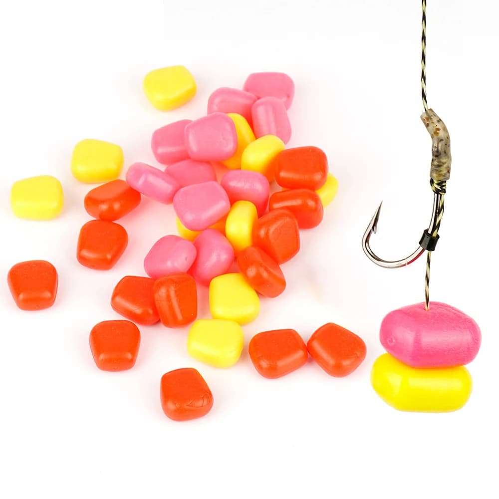 30 bouillettes pop-up maïs artificiel Hirisi - Leurres flottants et coulants pour méthode feeder et PVA