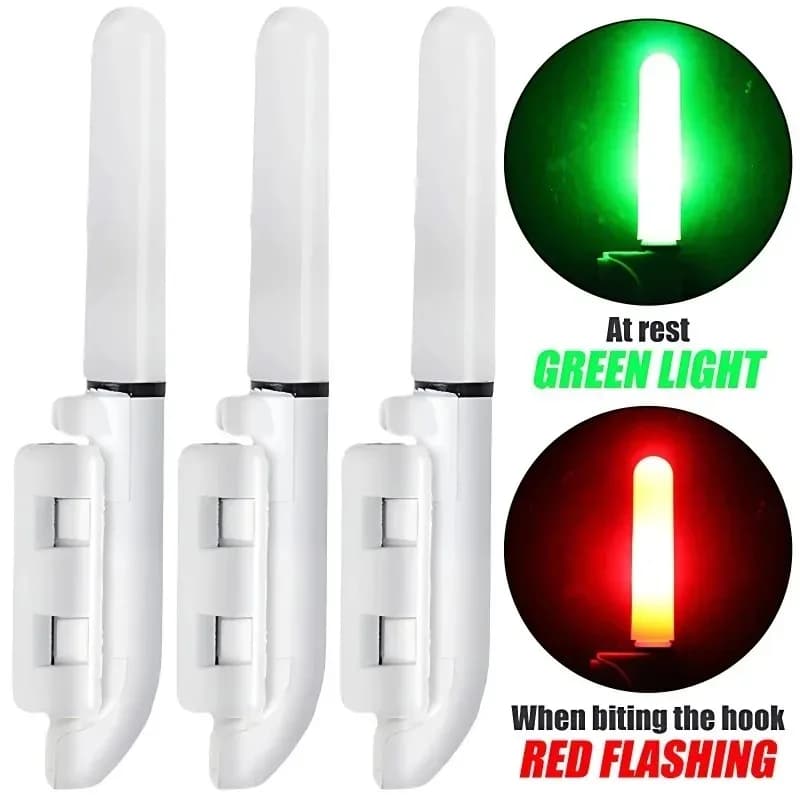 Lampe LED amovible pour canne à pêche électronique étanche, accessoire nuit pêche rocheuse avec flotteur et batterie CR425