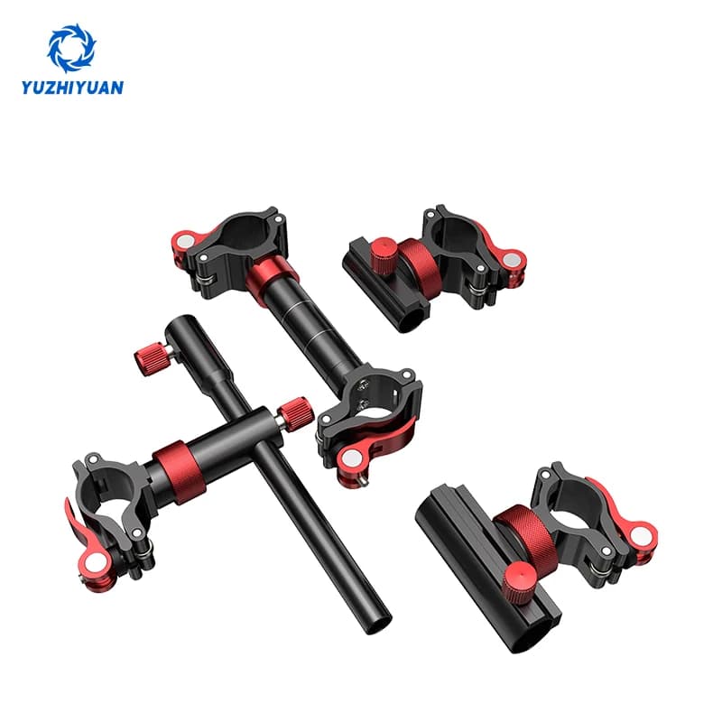 Support réglable fixation matériel pêche aluminium rotatif accessoire canne à pêche
