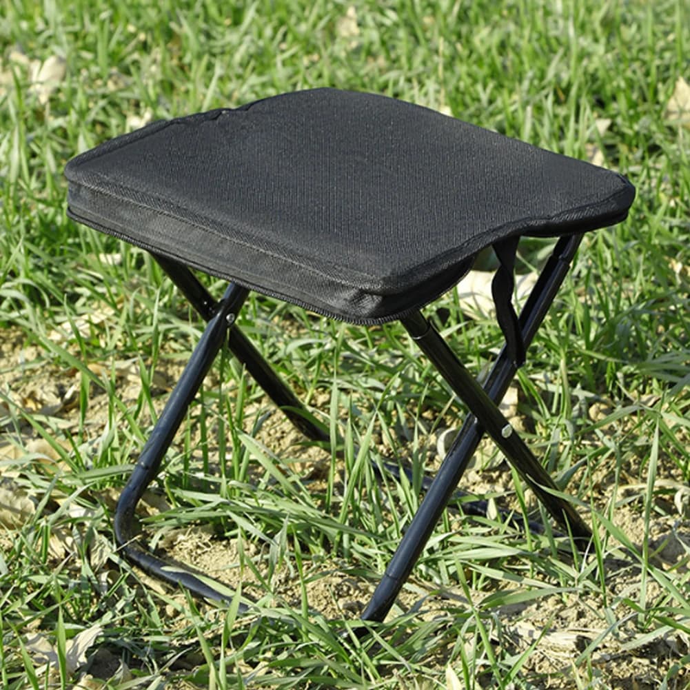 Tabouret sac à dos pliant pêche - Siège randonnée léger avec filet rangement pour aventures pêche