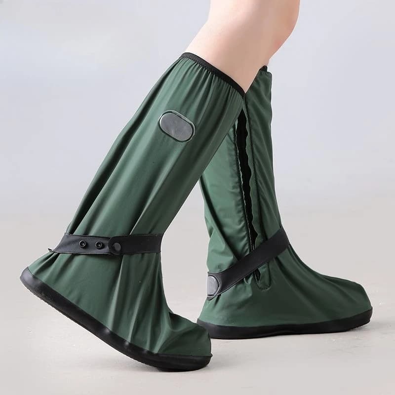Bottes de pêche homme PVC légères imperméables - Bottes pluie confortables antidérapantes