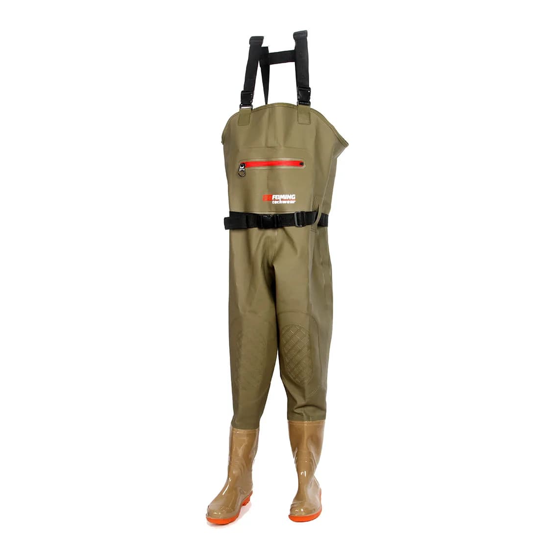 Waders de pêche PVC 3KG léger avec bottes étanches pour homme et femme combinaison noire équipement pêche leurres