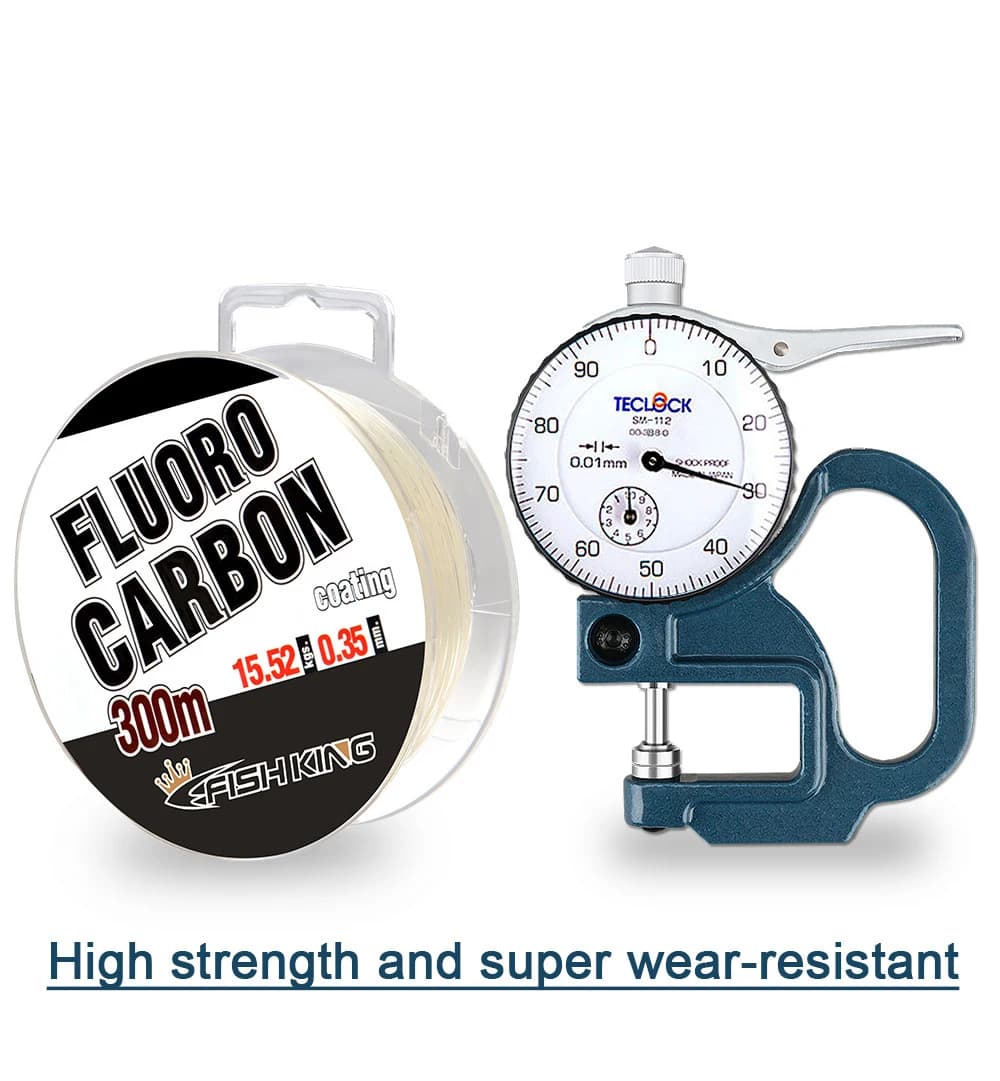 Ligne de pêche monofilament Nylon fluorocarboné 300m super résistante pour carpe professionnelle