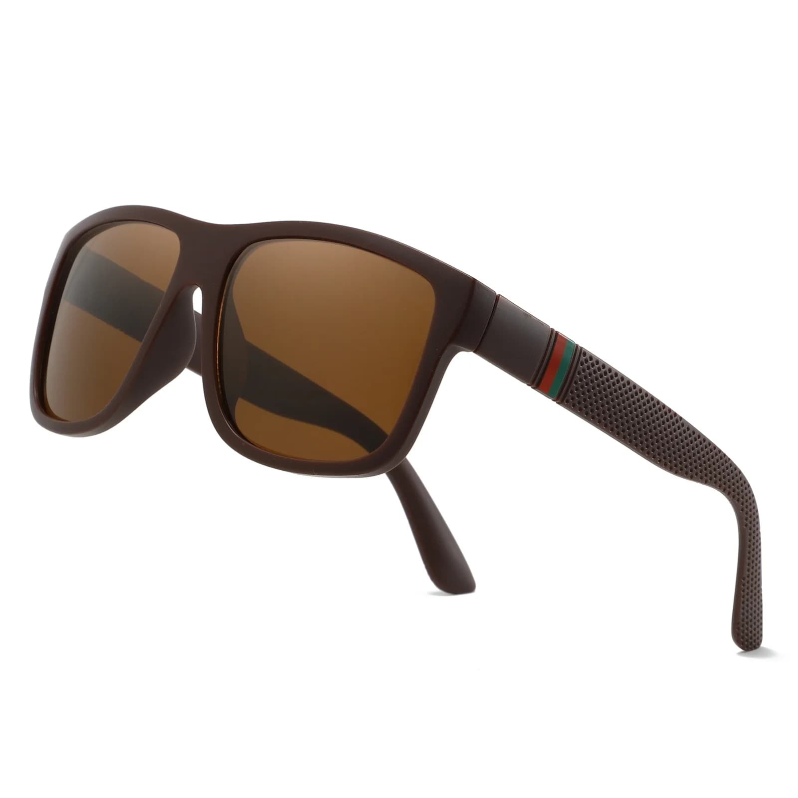 Nouvelles lunettes de soleil UV400 carrées randonnée pêche - Sport extérieur homme femme