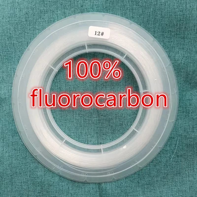 Fluorocarbone 100M 0.70mm 0.90mm Transparent pour Pêche en Mer et Pêche au Bar en Bateau