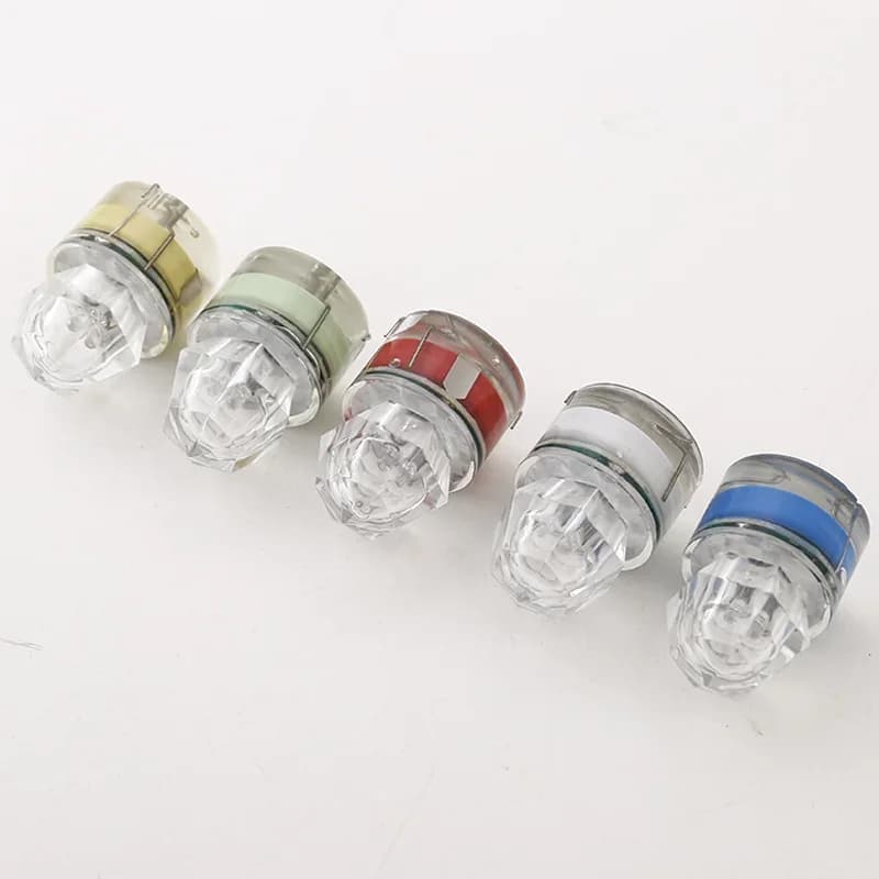 Projecteur LED submersible pêche profonde - Tube diamant étanche avec lumière colorée attirante