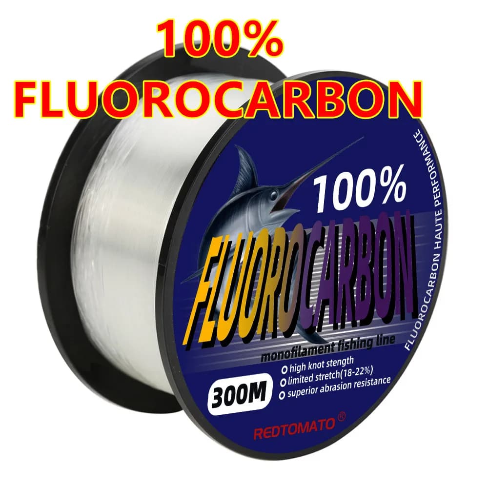 Bas de ligne fluorocarbone 100% japonais 0.12-0.48mm monofilament coulante pour pêche en mer