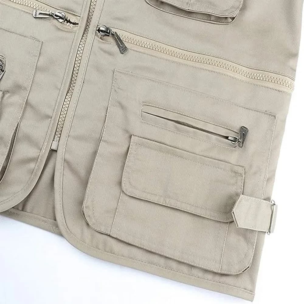 Veste de pêche homme multi-poches respirante - Veste légère chasse randonnée - Veste de sport outdoor simple