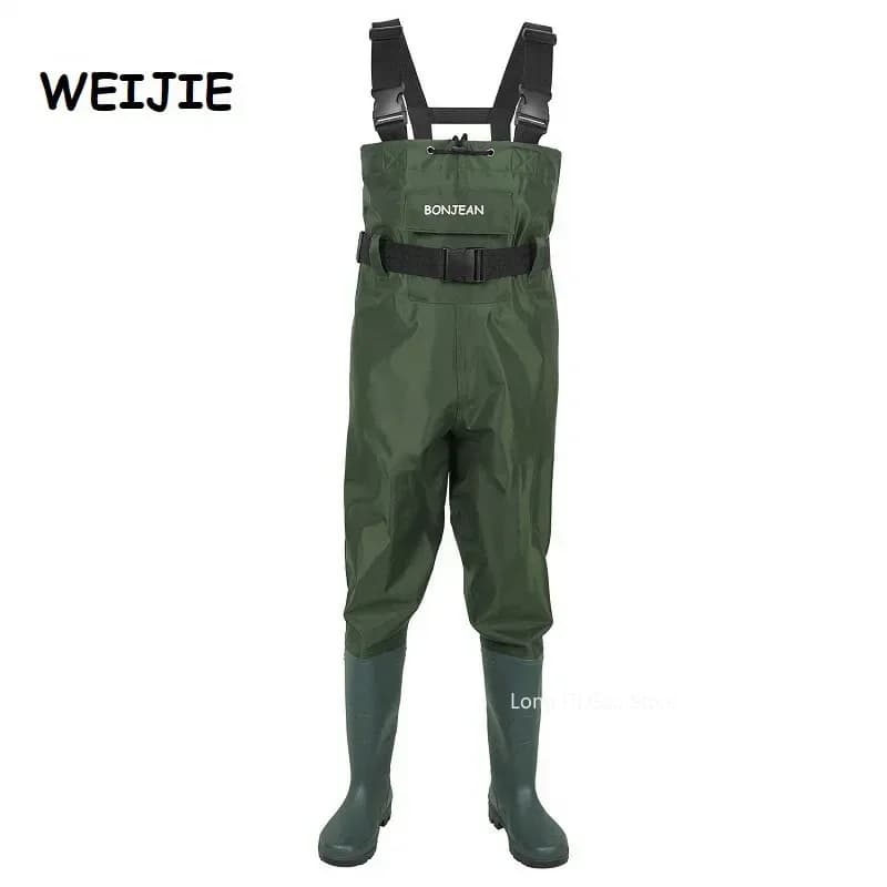 Kit complet waders de pêche avec bottes - Combinaison imperméable pour hommes et femmes adulte