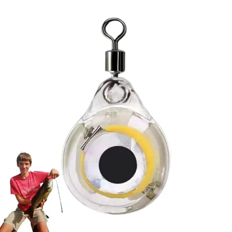 Leurres luminescents LED pour pêche nocturne - Perles et flashs sous-marins qui brillent dans le noir