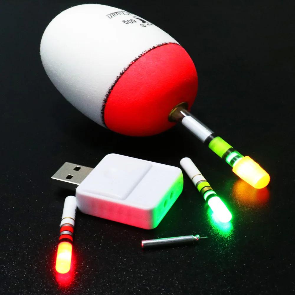 Flotteur lumineux LED pour pêche de nuit - Bâton lumineux rechargeable USB 3.6V