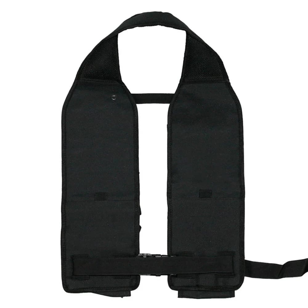 Gilet de pêche tactique respirant avec multiples poches pour bouteilles et équipement de pêche