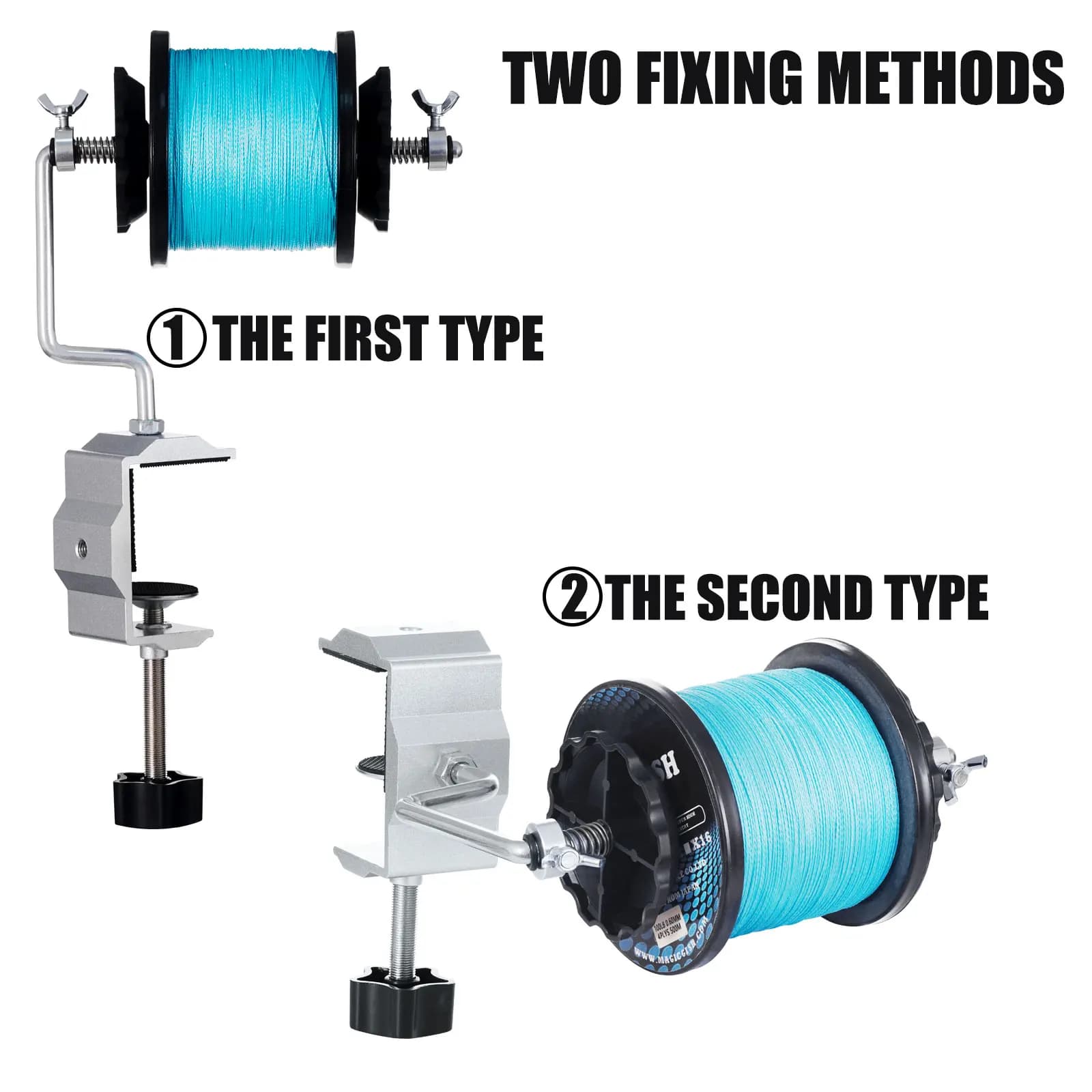 Enrouleur de ligne portable pour moulinets casting et spinning - machine à bobiner fil pêche