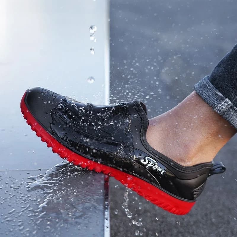 Bottes caoutchouc homme antidérapantes - Chaussures de travail et pêche imperméables