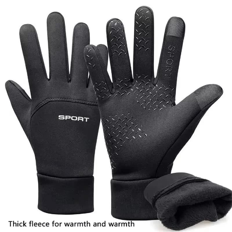 Gants automne hiver touchscreen homme femme chauds polaire sports outdoor windproof cold proof vélo