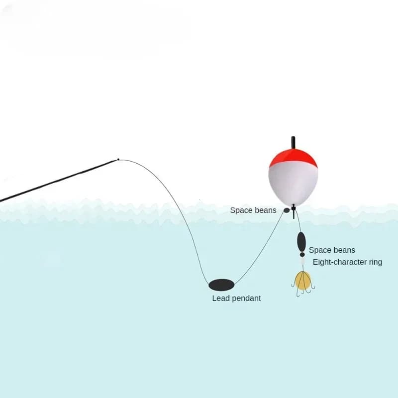 Lot de 5 flotteurs de pêche EVA 1g 2g 3g 5g, bâton mer et bouée pour