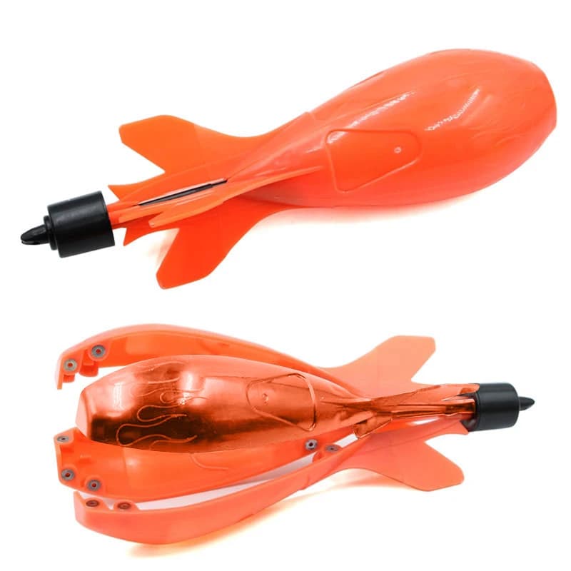 Rocket feeder pour lancer d'appâts en pêche à la carpe - Bateau amorceur et spomb flottant