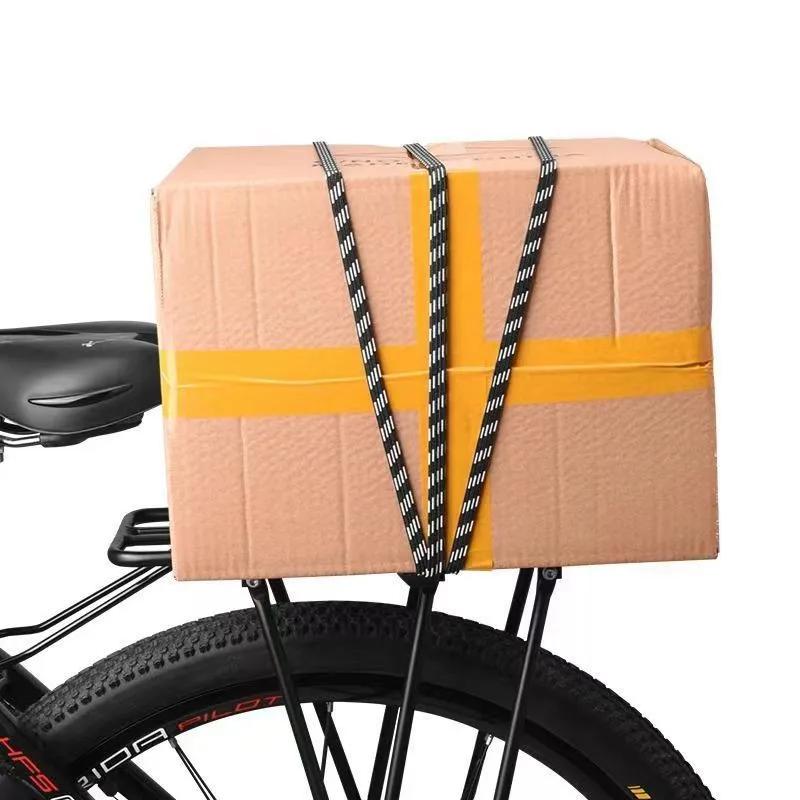 Sangles élastiques porte-bagages vélo avec crochets - Accessoires sacs de pêche et randonnée