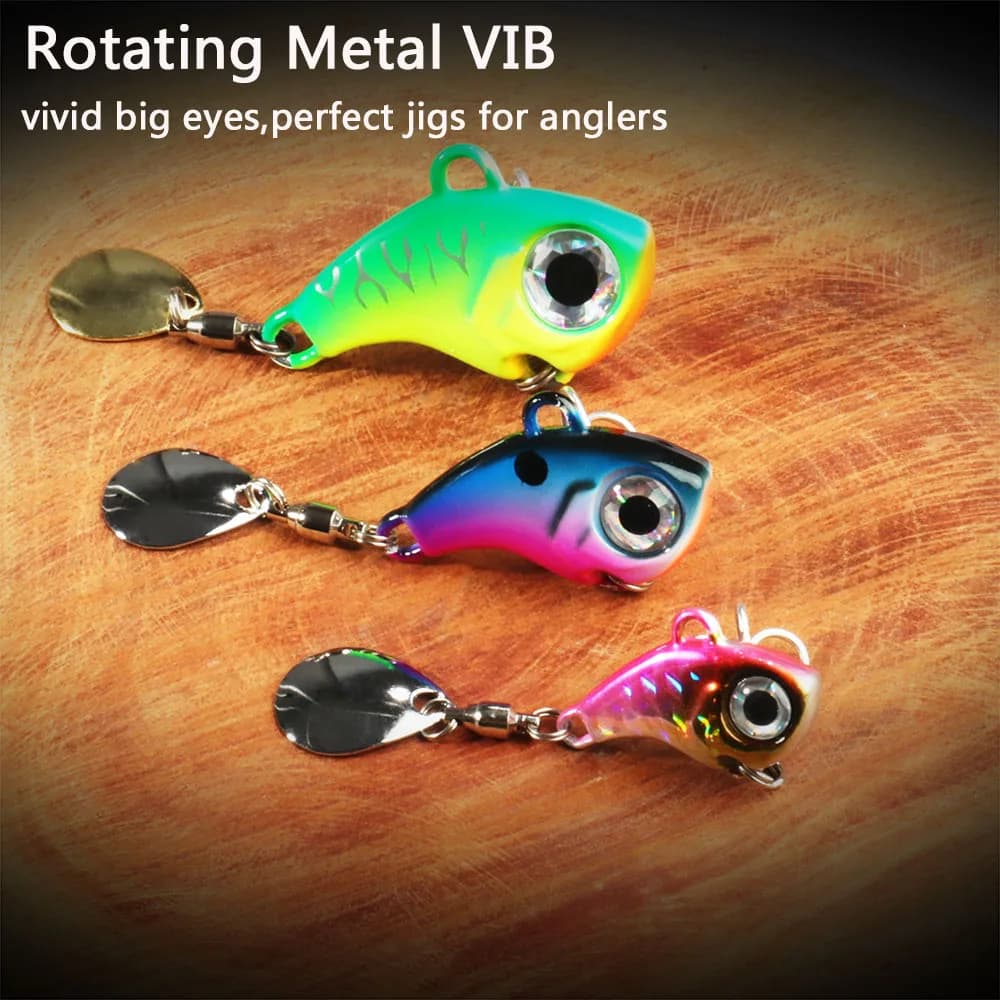 Leurre métal vibrant wobble spinner 10g 20g 30g pour la pêche aux leurres artificiels