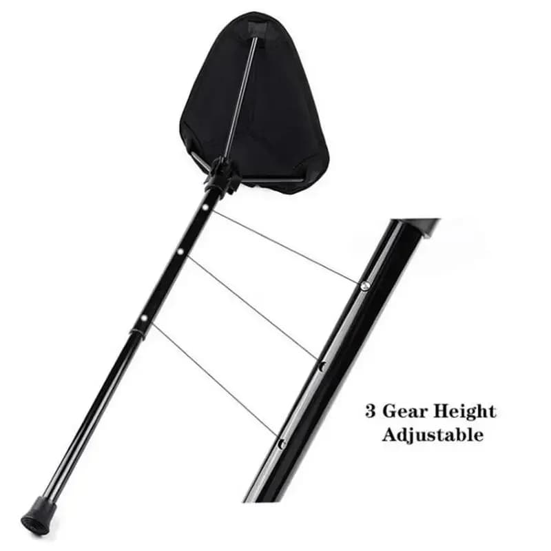 Tabouret pliant retractable une jambe robuste pour pêche camping randonnée jardinage extérieur