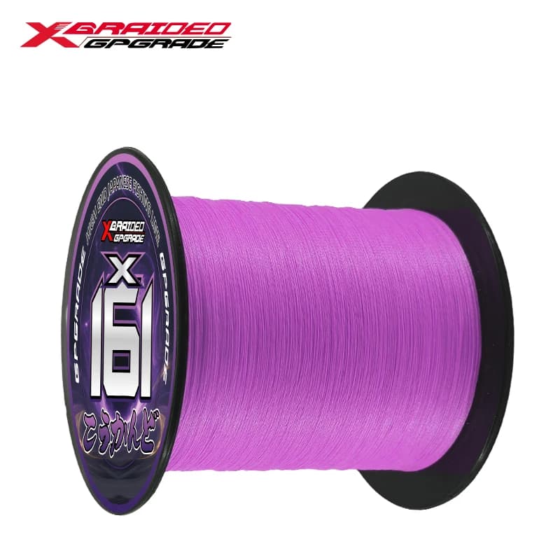 YGKPE X16 Ligne de Pêche Tressée 16 Brins Multifilament Japon Ultra Lisse 100M 150M 200M 300M 500M