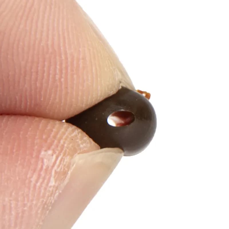 50 perles anti-embrouillages en silicone souple 8mm, perles de blocage pour montage ligne de pêche, set anti-collision