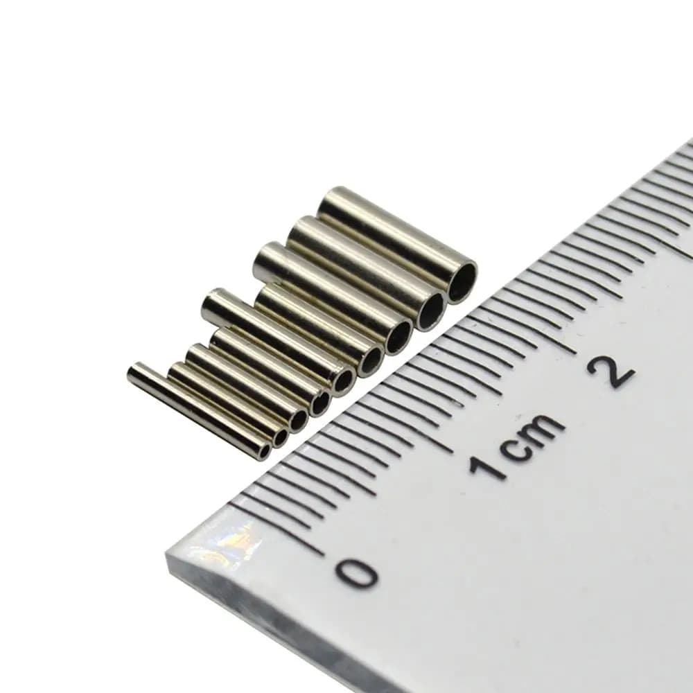 100 manchons sertissage cuivre aluminium pêche - Tubes de ligne 1.0-2.8mm pour accessoires pêche mer