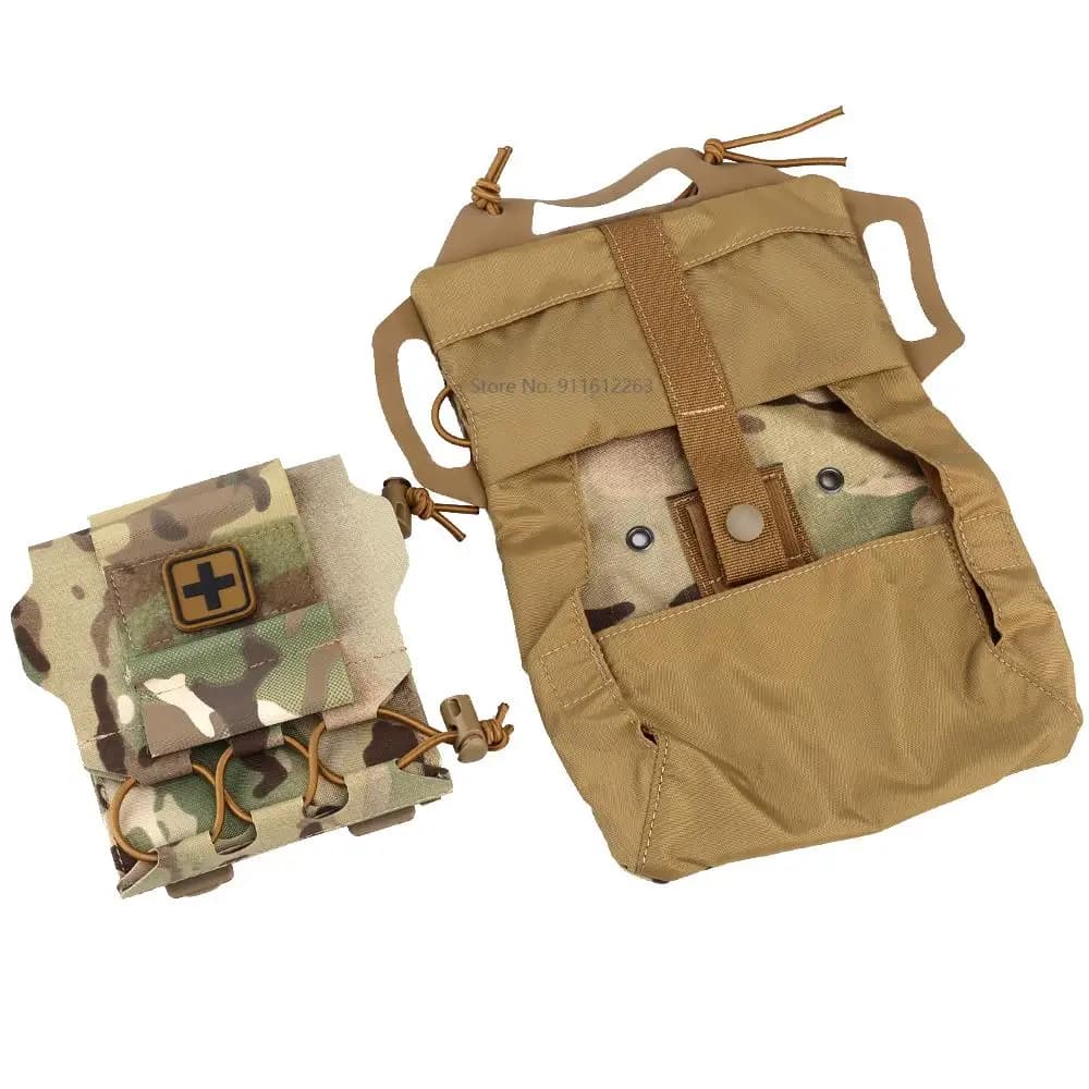 Trousse de premiers secours déploiement rapide MOLLE - Kit urgence pêche et outdoor