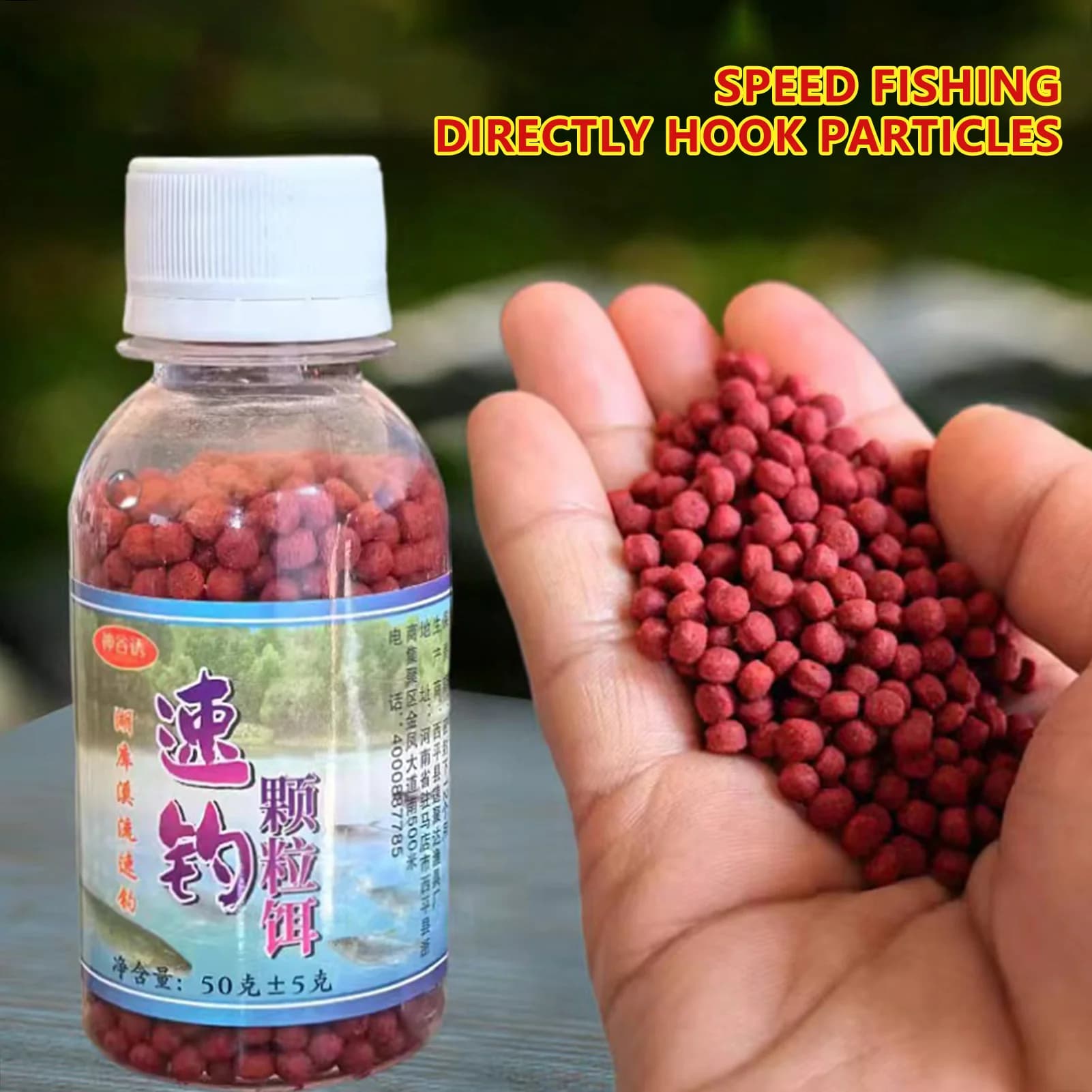Appât concentré pellets fort attractant portable pour carpe carassin tilapia pêche